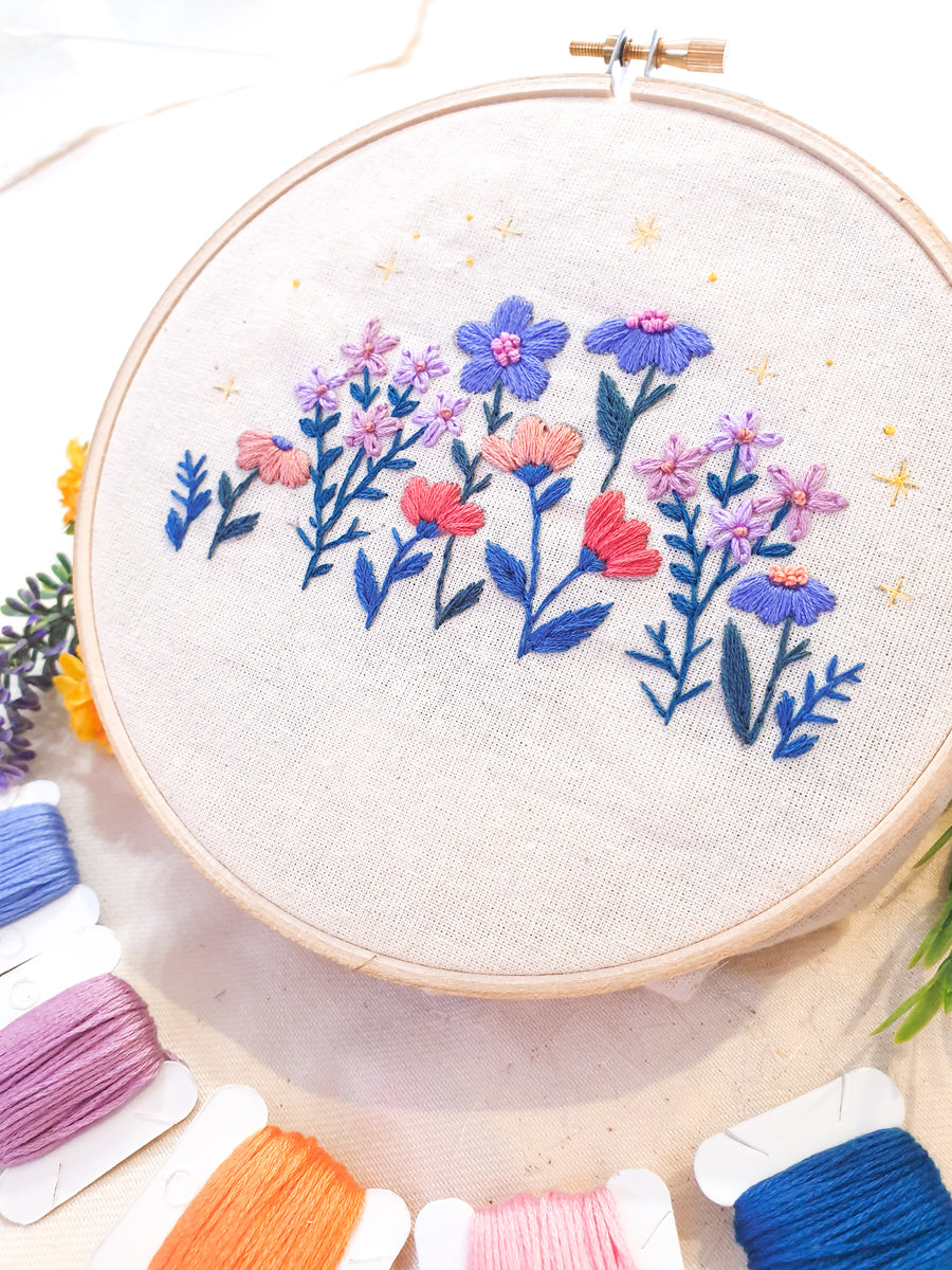 Blooming Wildflowers DIY Beginner Embroidery Kit – Local Undercover by  Jackalope Arts