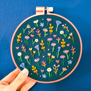 DIY Florallover Embroidery Kit