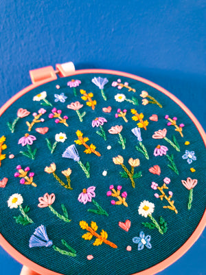 DIY Florallover Embroidery Kit