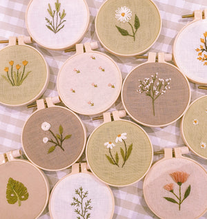 Botanical Embroidery Workshop (Upon Request)