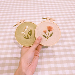 Botanical Embroidery Workshop (Upon Request)