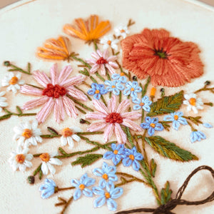 DIY Bouquet Embroidery Kit