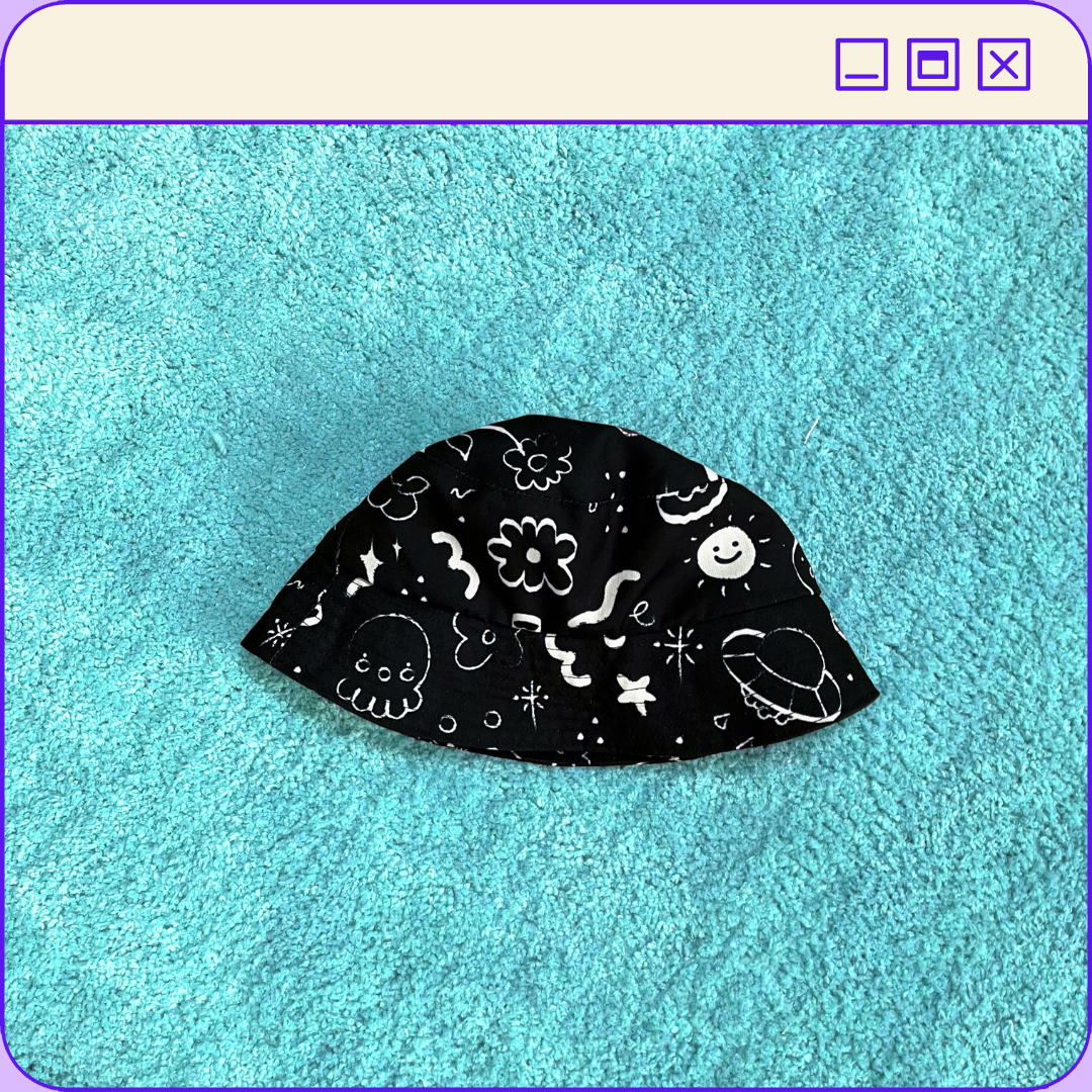 Merlion In Space Bucket Hat