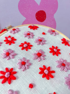 DIY Easy Daisy Embroidery Kit