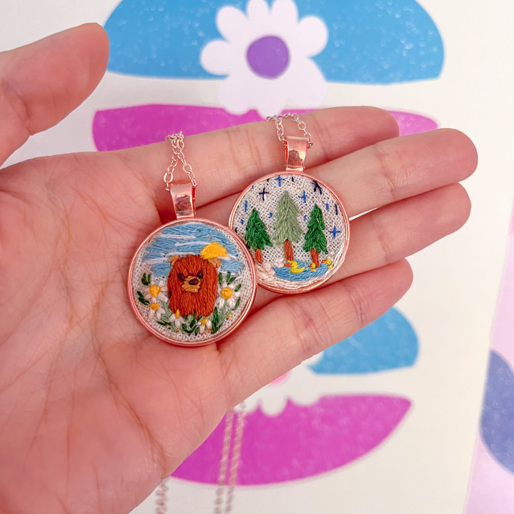 Embroidered Necklace Workshop (Upon Request)